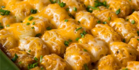 Semi-Home Cooked Sloppy Joe Tater Tot Casserole